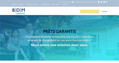 Desktop Screenshot of groupefinancierbdm.com