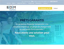 Tablet Screenshot of groupefinancierbdm.com